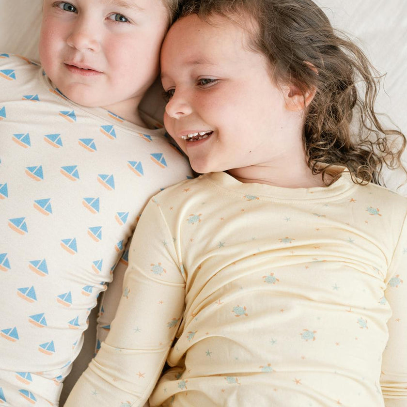 Modal Pajama Set in Turtles