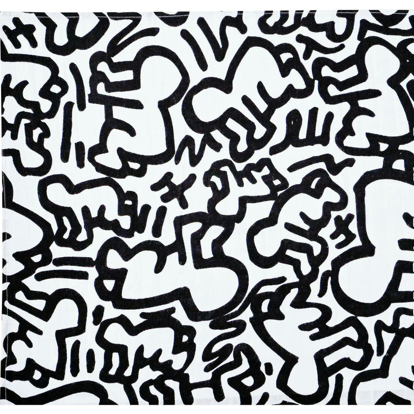 Etta Loves X Keith Haring 'Baby' Double Lay Knotted Muslin Lovey