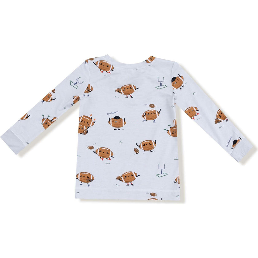 Footballs Playing Football - Long Sleeve Loungewear Set