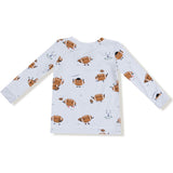 Footballs Playing Football - Long Sleeve Loungewear Set