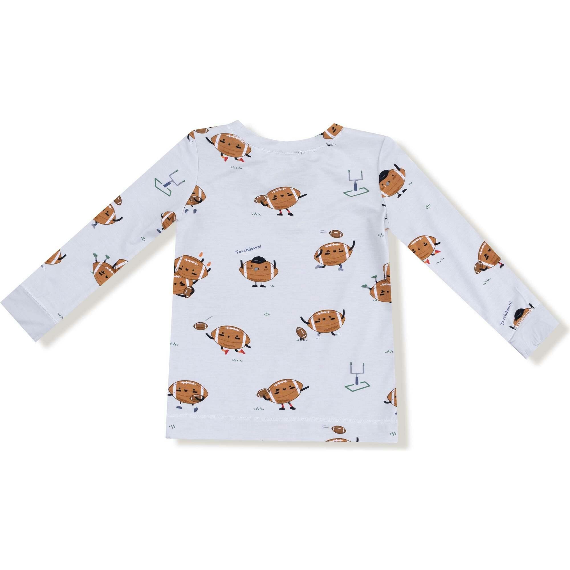 Footballs Playing Football - Long Sleeve Loungewear Set