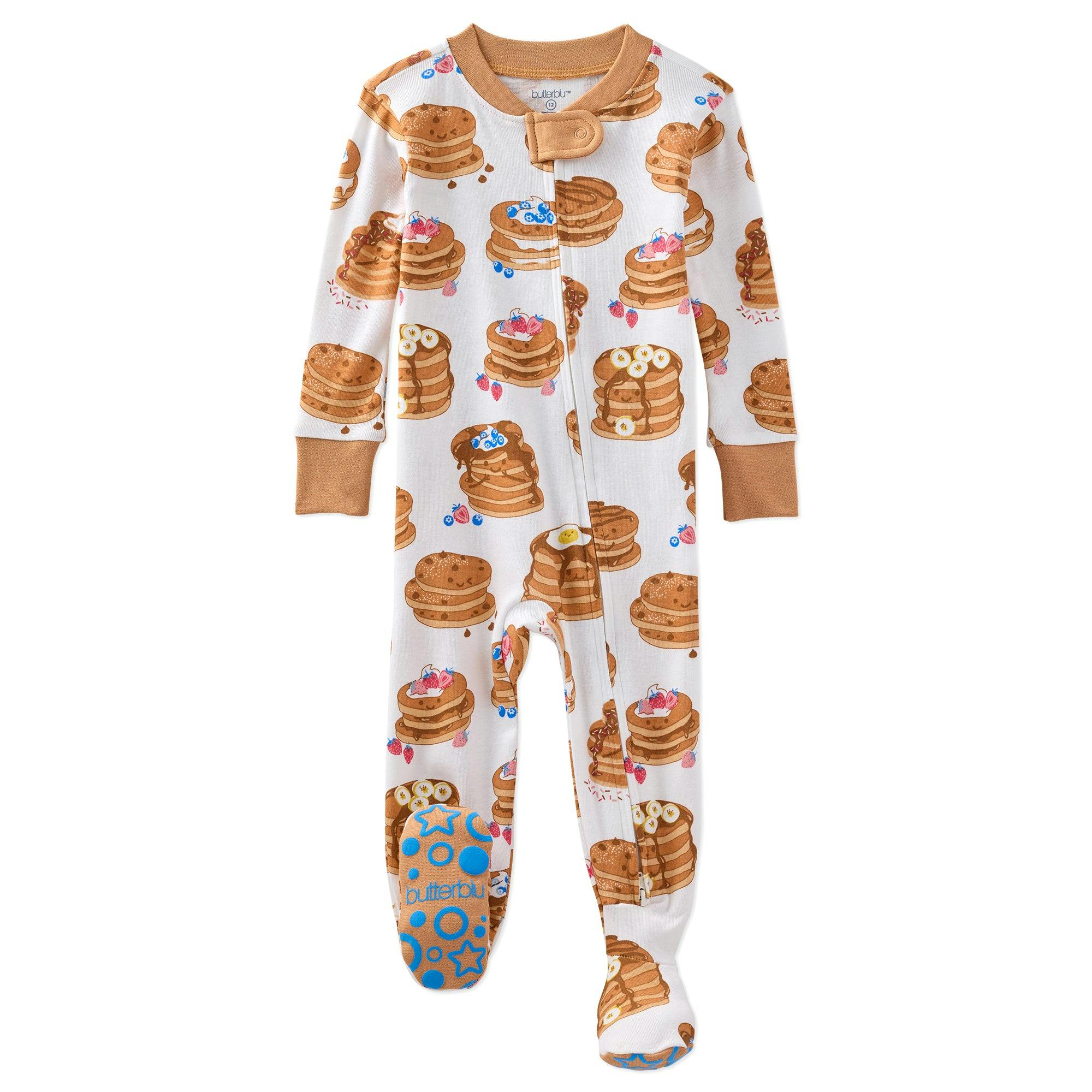 CRUZ Snug-fit Footed Baby Boys Pajamas