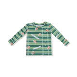 Football Field - Glow in the Dark - Long Sleeve Loungewear Set