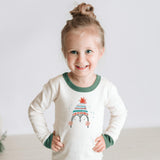 pajamas | penguin pine green