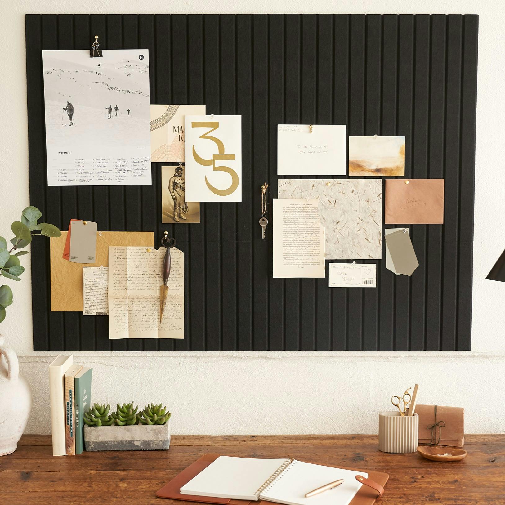 Large Felt Bulletin Board - Stylish 35