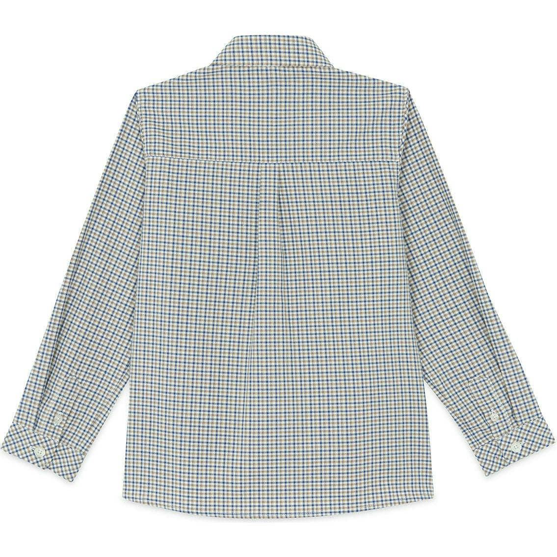 TARTINE ET CHOCOLAT COTTON PLAID SHIRT - ECORCE