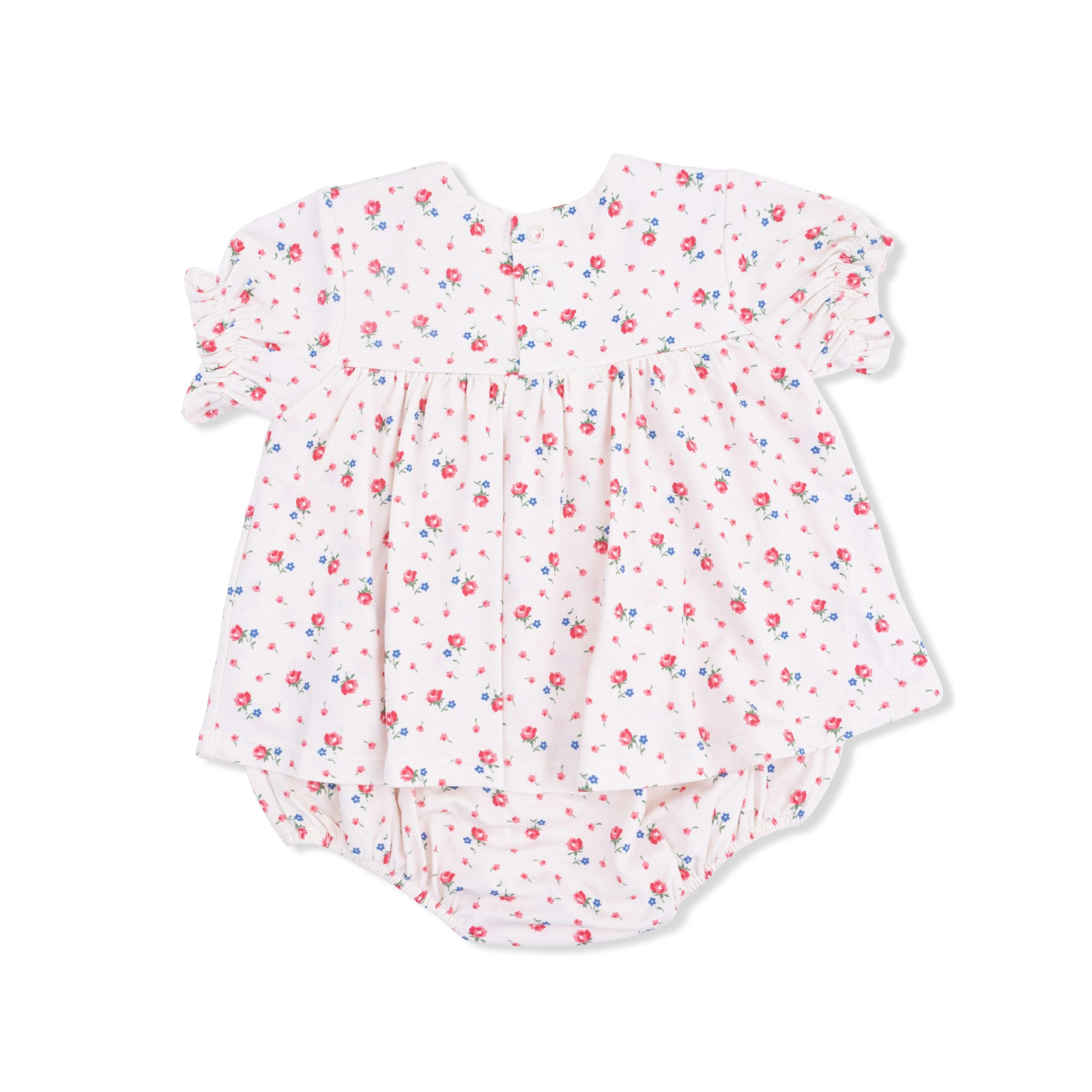 Joli Rosette - Smocked Ruffle Bubble with Skirt
