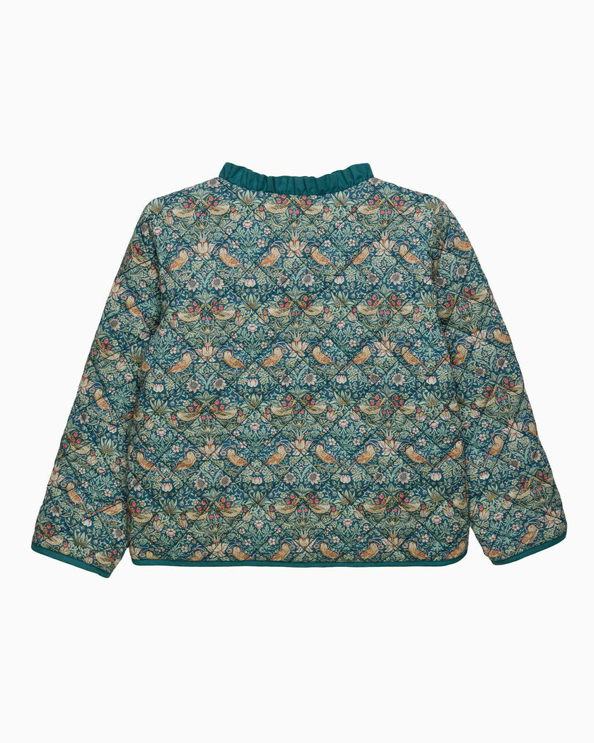 Quilted Jacket in Strawberry Thief
