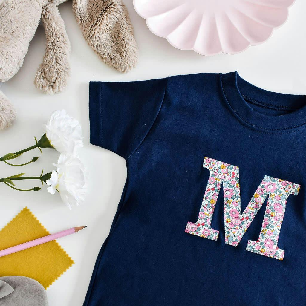 Liberty of London Children's Personalised Short Sleeve T-shirt