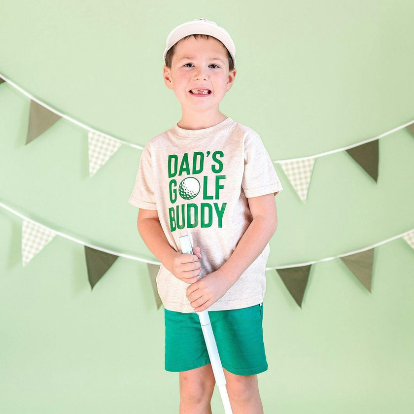 Dad's Golf Buddy Short Sleeve T-Shirt - Natural Heather