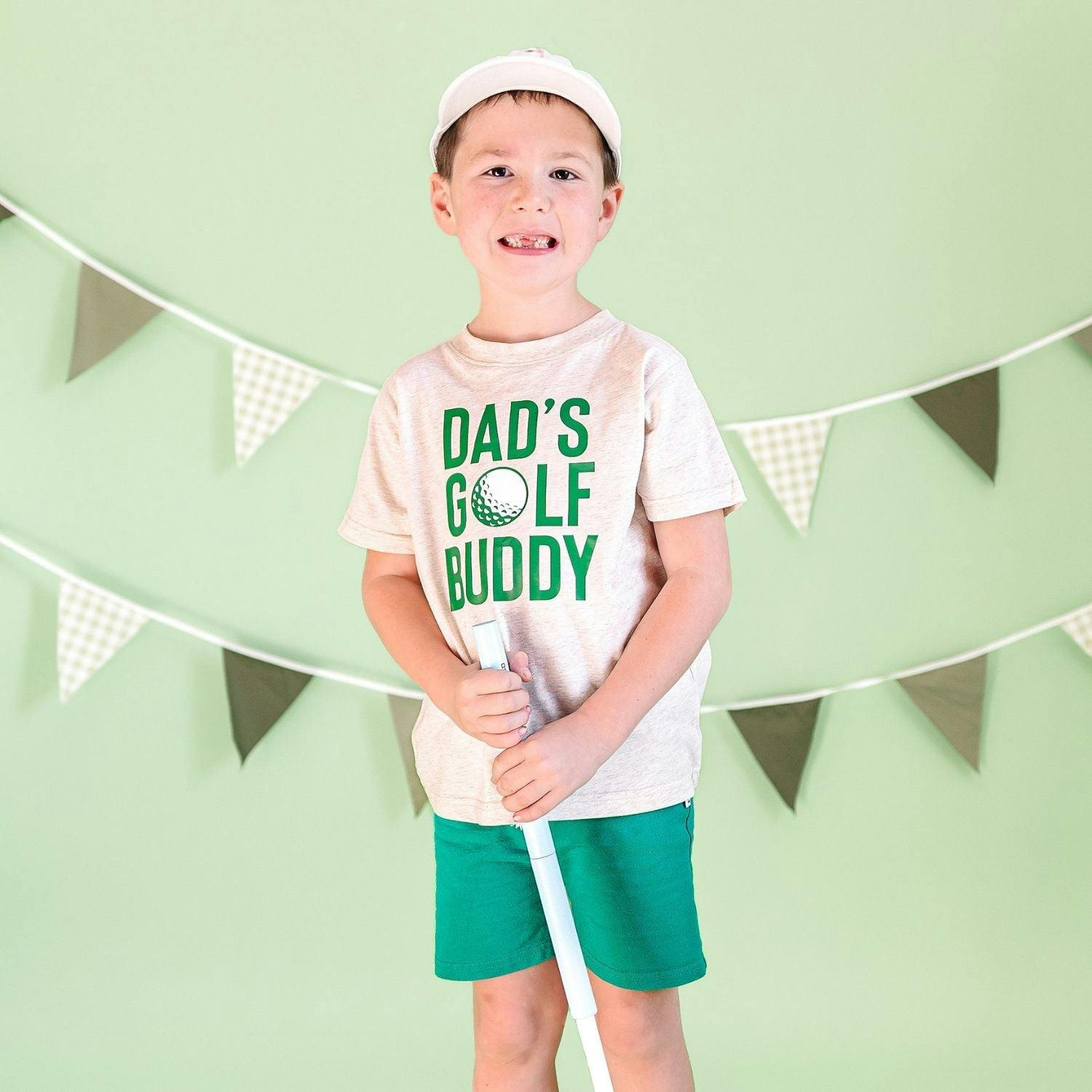 Dad's Golf Buddy Short Sleeve T-Shirt - Natural Heather