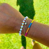 Freshwater Baroque Pearl Rainbow Bracelet