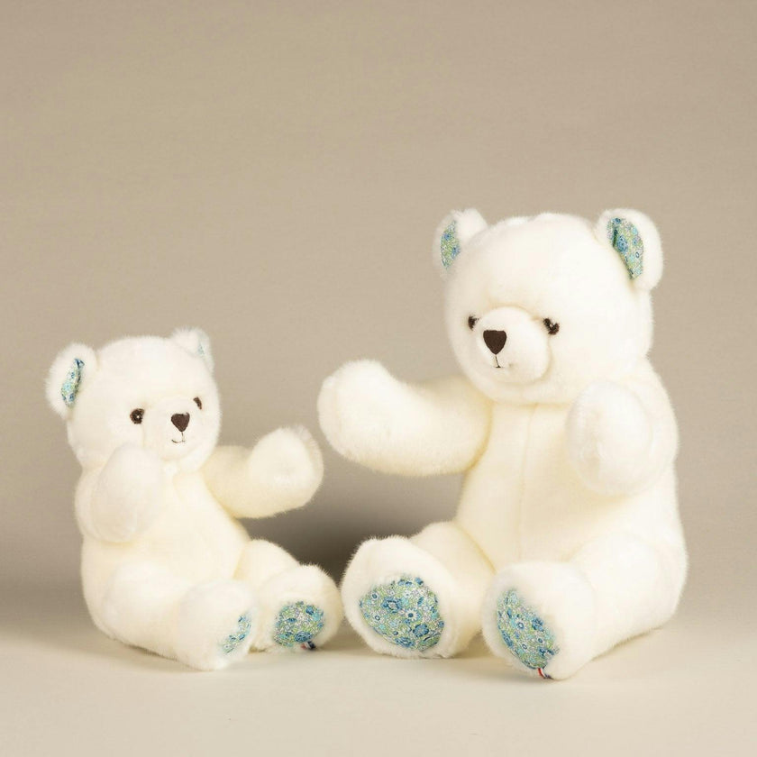 Robert the Bear | White | Blue Liberty Print
