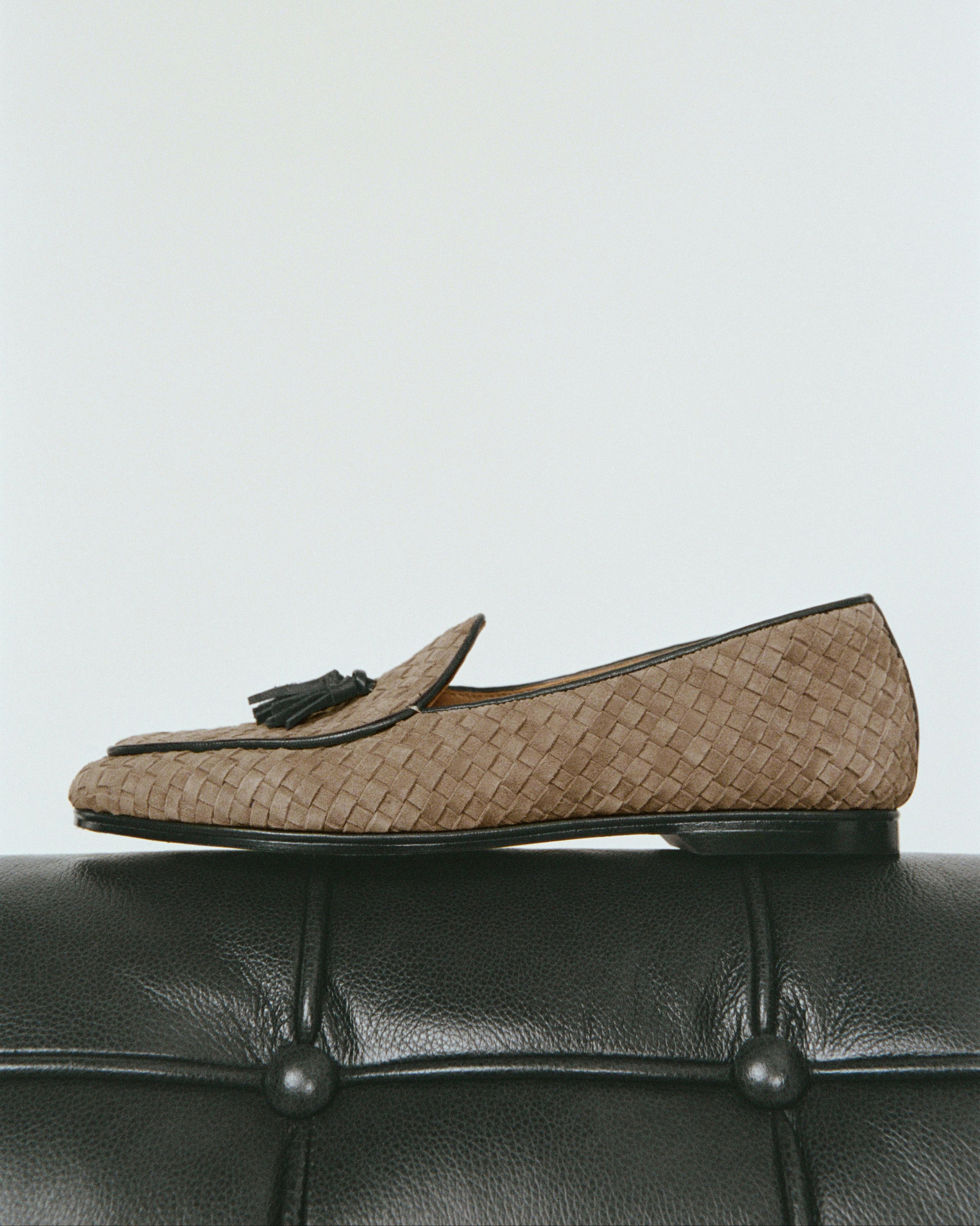 Lucca Belgian Loafer Suede | Cashmere