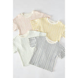 Dropped Shoulder T-Shirt, Yellow
