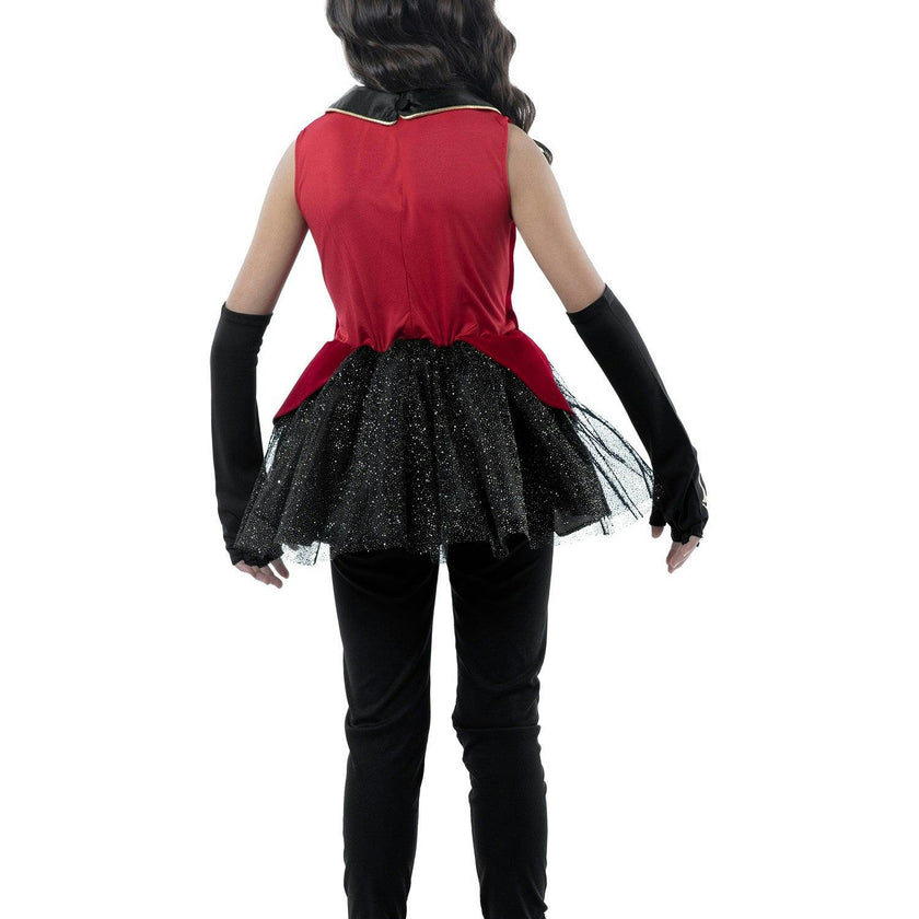 Girls' Circus Ringmaster Skeleton Costume