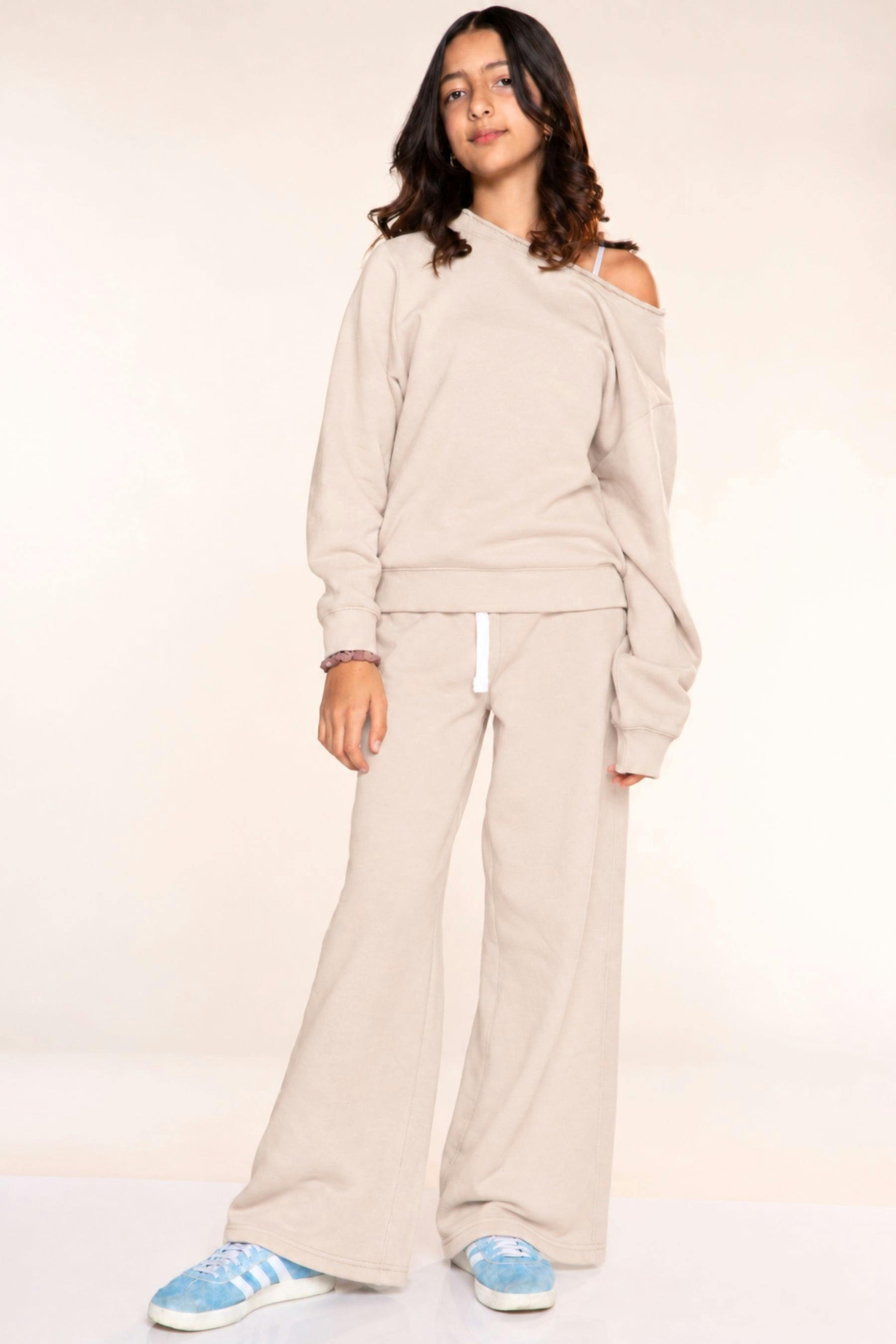 Butter French Terry Wide Leg Pant