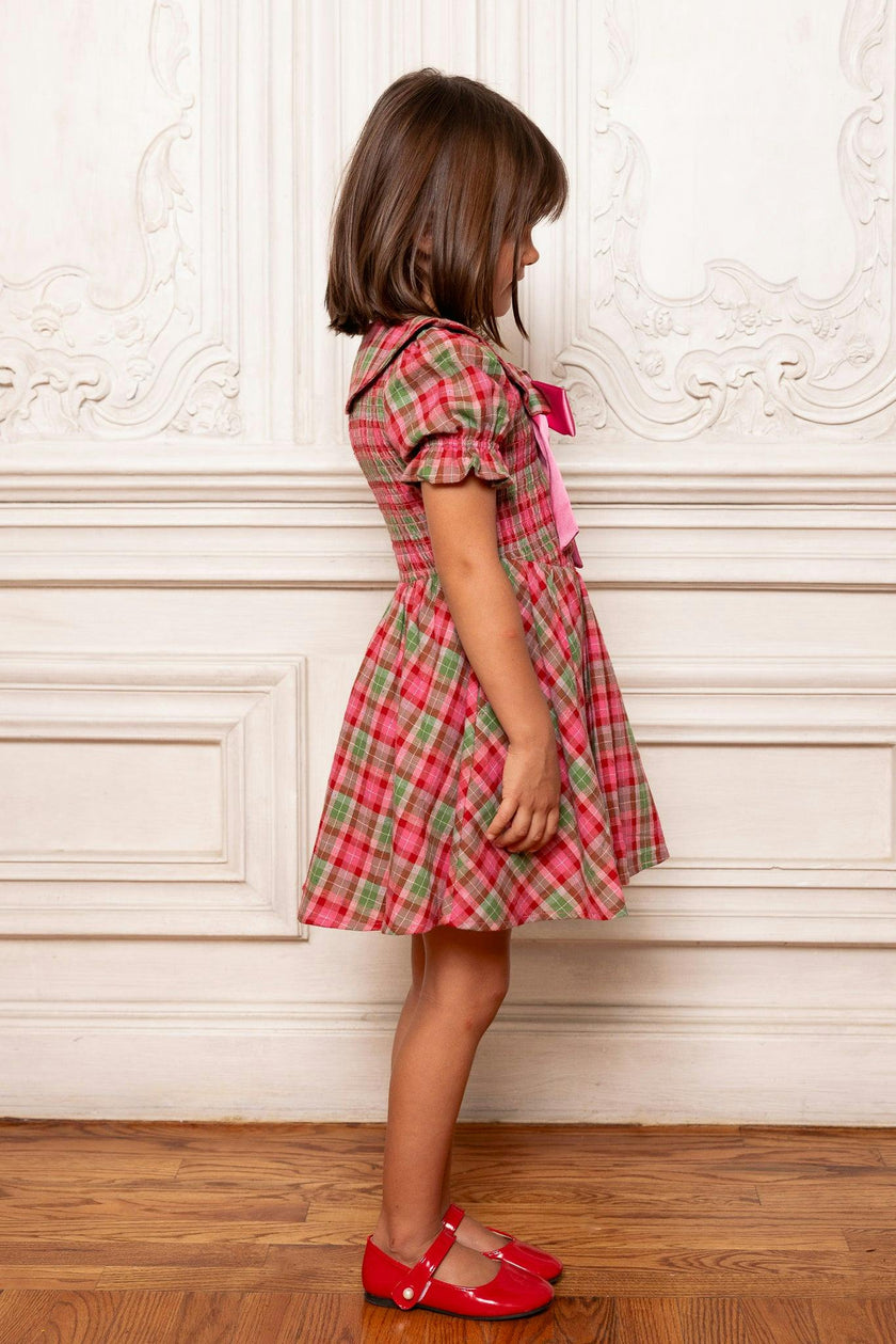 Mini Alice Dress in Rosewood Tartan