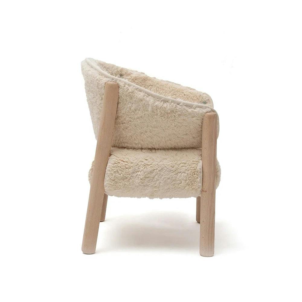 SABA children's chair Fur Milk