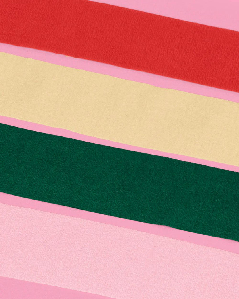 Camp Streamers - 4 colorful crepe rolls
