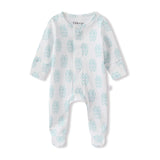 Footie Pajama Sleepsuit - Petite Chouette Green