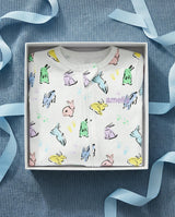 The Organic Zipper Footie [Bunny Hop]