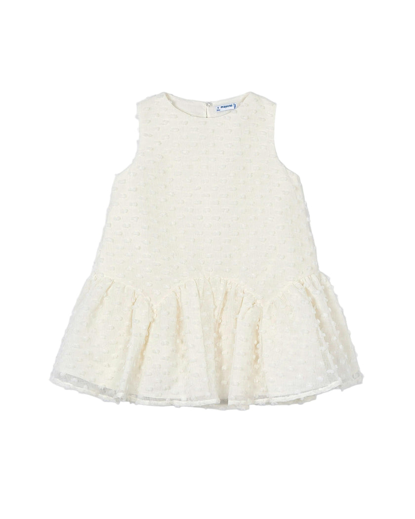 White Plumeti dress