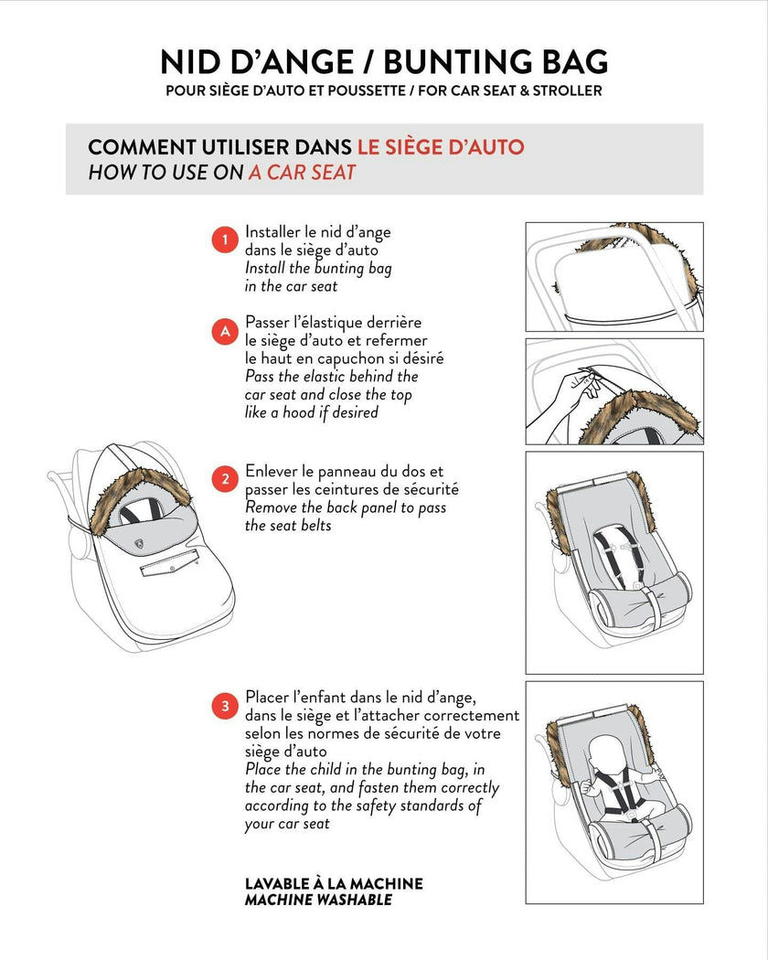 Bunting Bag Designed for Car Seat and Stroller