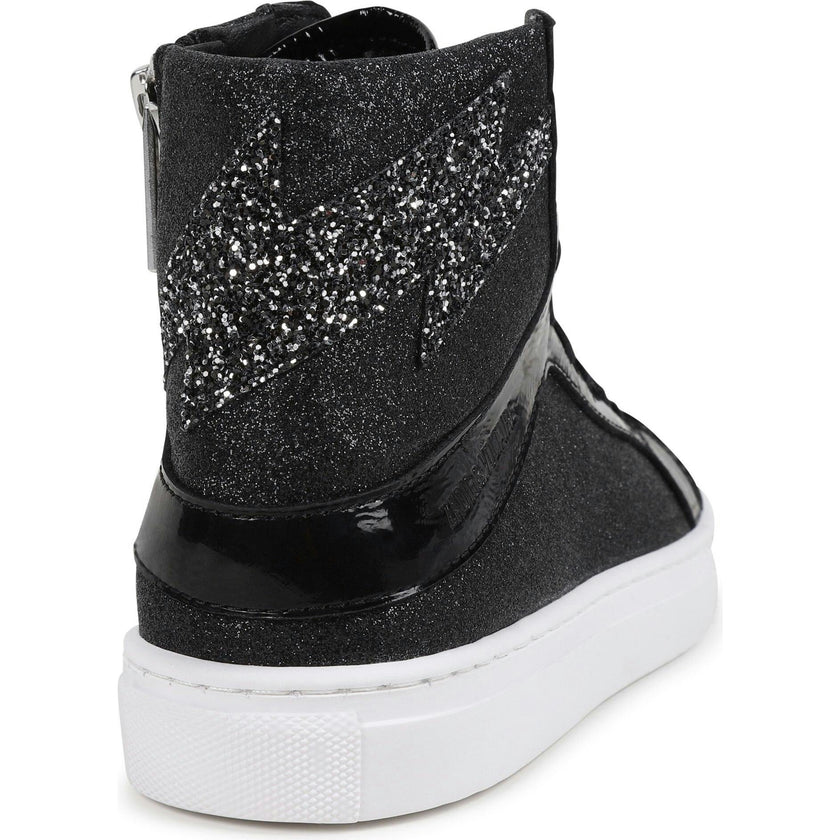 Blam-Blam Glitter High Top Sneakers