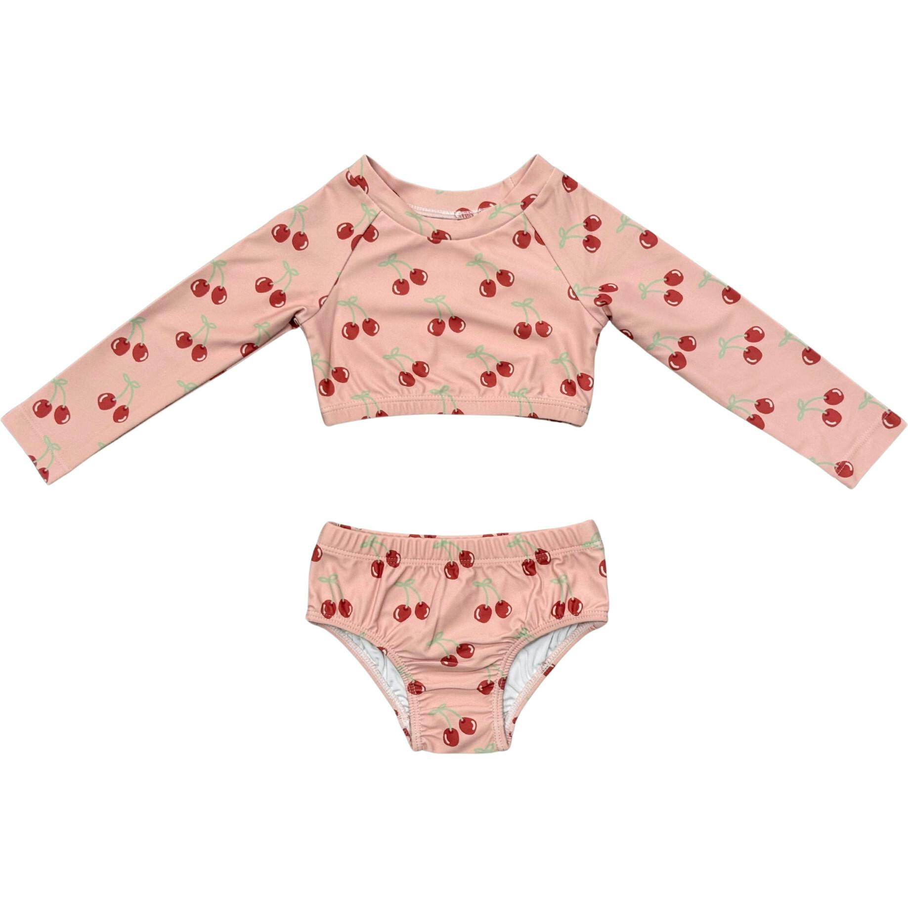 Girl's Crop Two-Piece Swimsuit