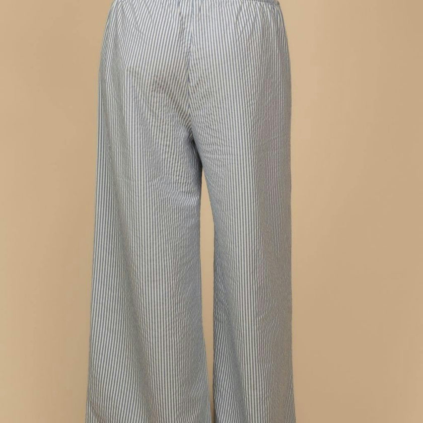 Drawstring Wide-Leg Pant