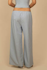 Drawstring Wide-Leg Pant