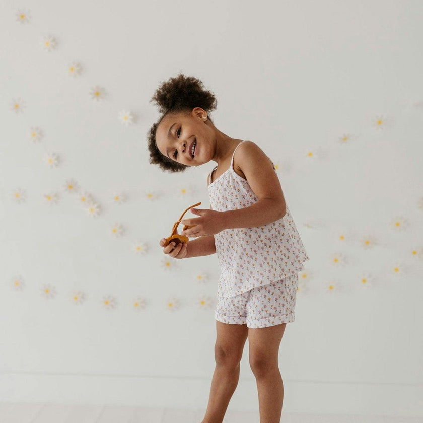Girl's Gauze Tank & Short Set
