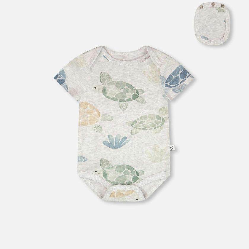 Evolutive Organic Cotton Jersey Onesie
