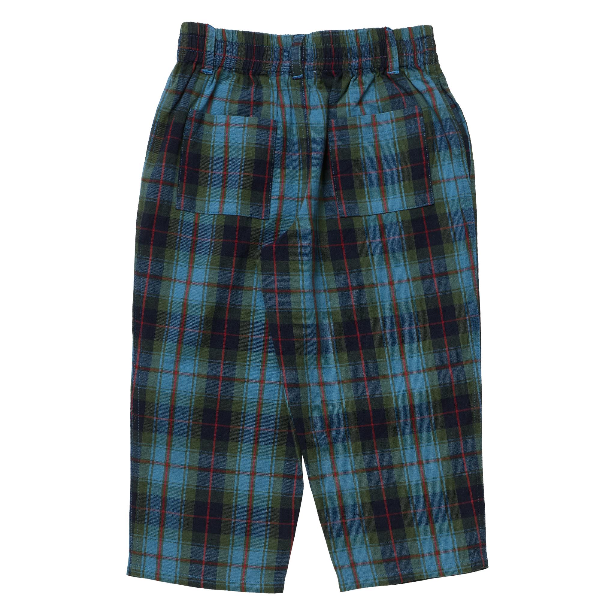 Boys Jackson Pant - Blue Tartan