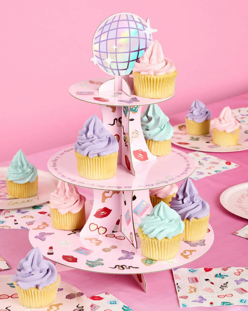 Party Era Cupcake Tower - 3 tiered display