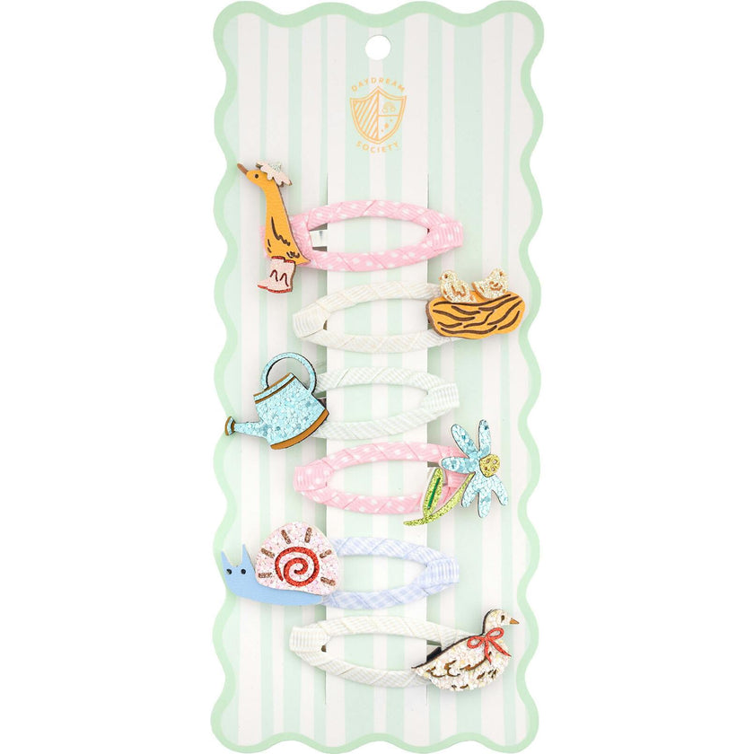 Silly Goose Garden Hair Clip Set