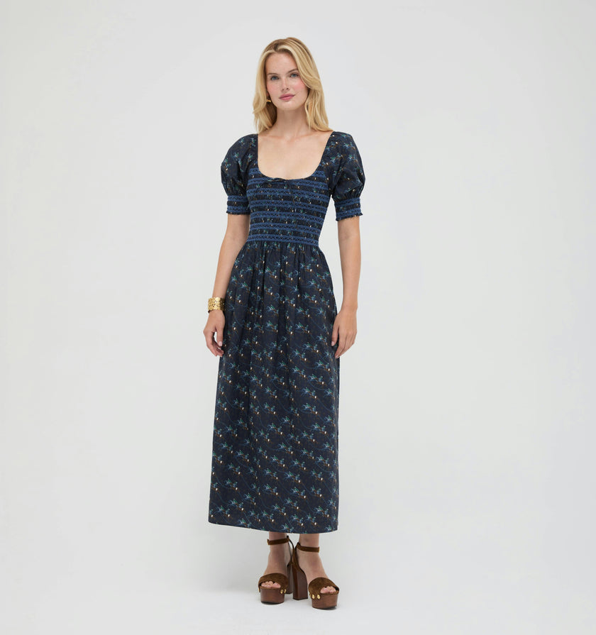 The Madeline Nap Dress -  Clydesdale Canter Navy