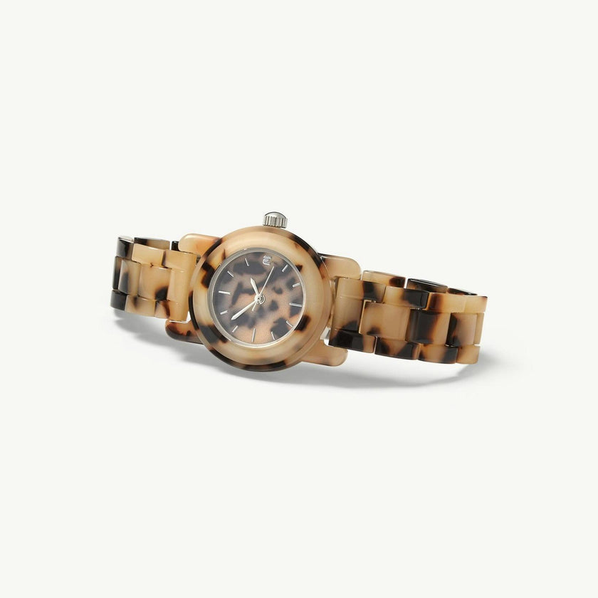 Mini Mono Watch in Blonde Tortoise