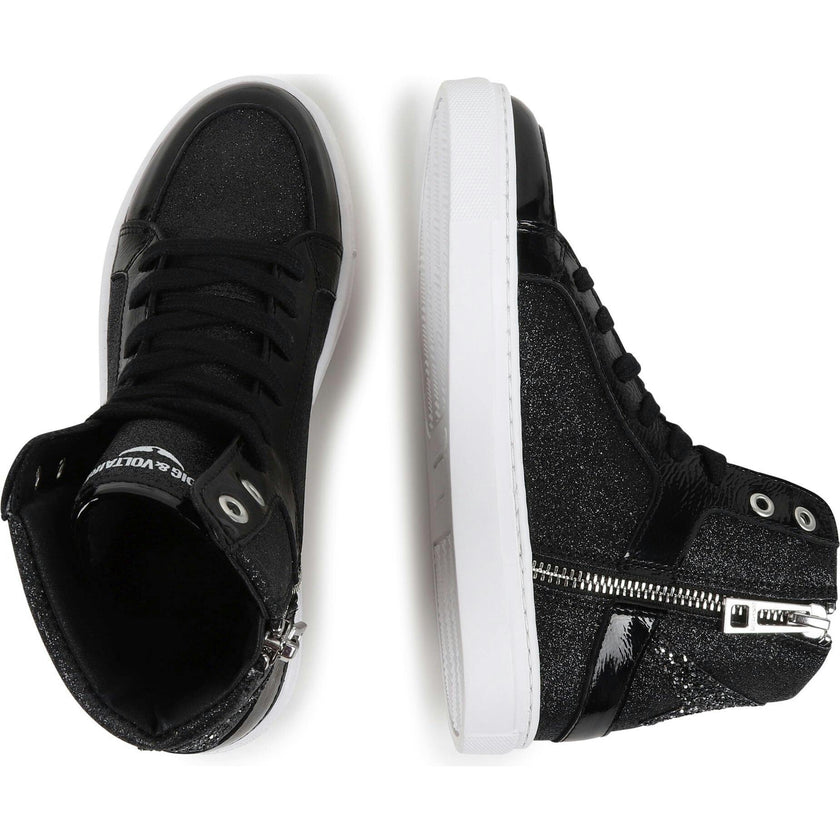 Blam-Blam Glitter High Top Sneakers