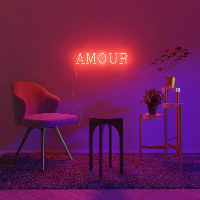 Amour - LED neon sign
