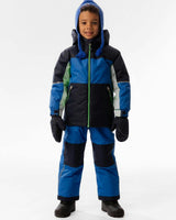 Light Weight Two Piece Chill Snowsuit Royal Blue and Green