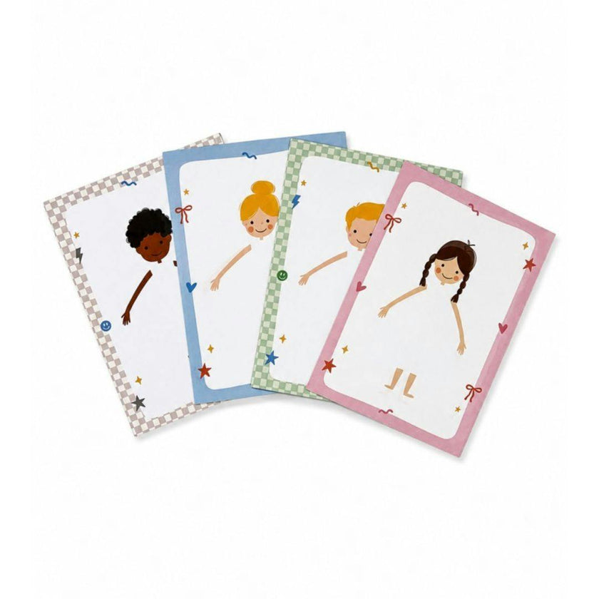 Magnetic Coloring Sheets - Design-a-Doll (8pc Set)