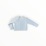Quilted Velvet Jacket in Frost and Holiday Dot Stripe | Girls Jacket