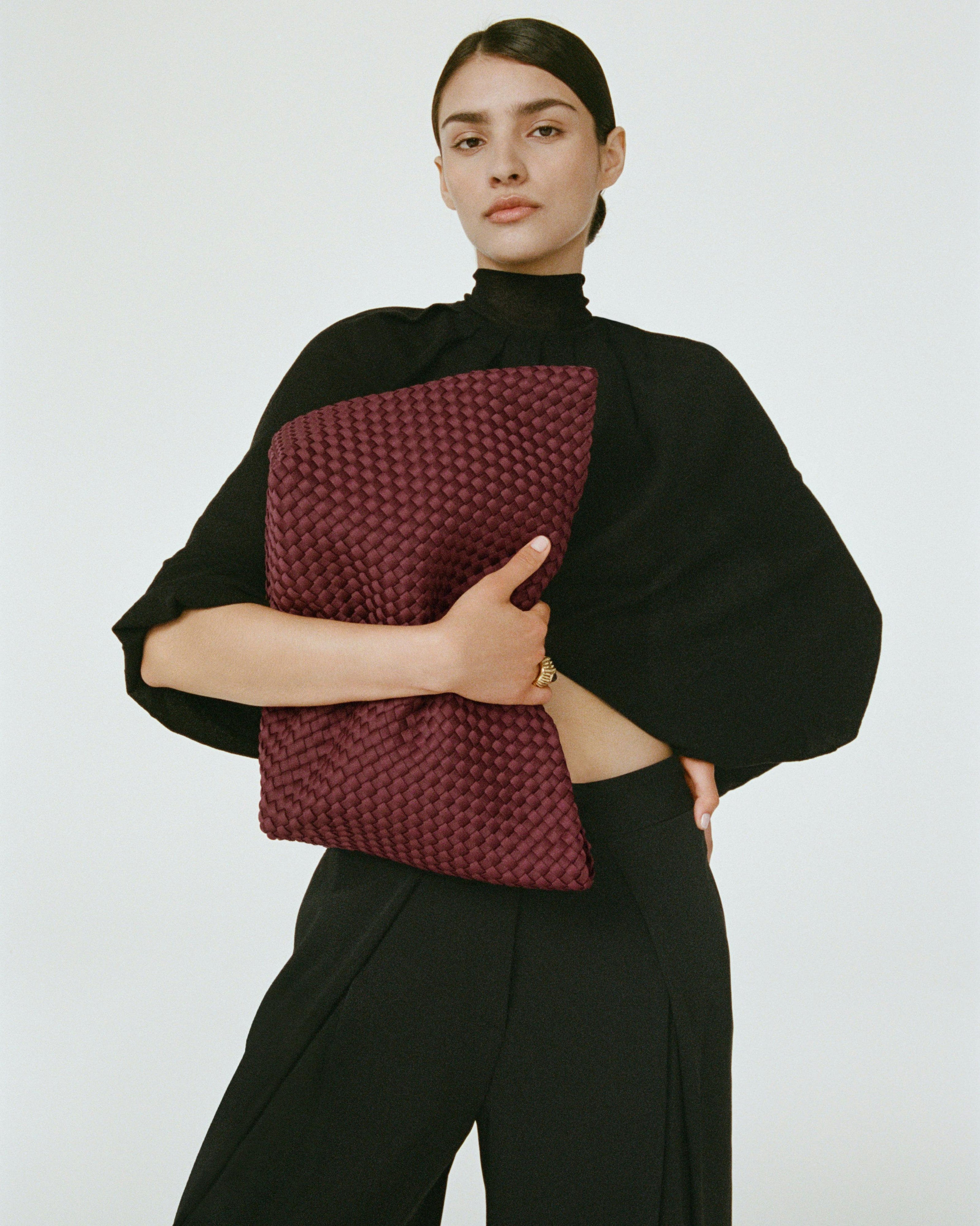 St. Barths Medium Tote | Bordeaux