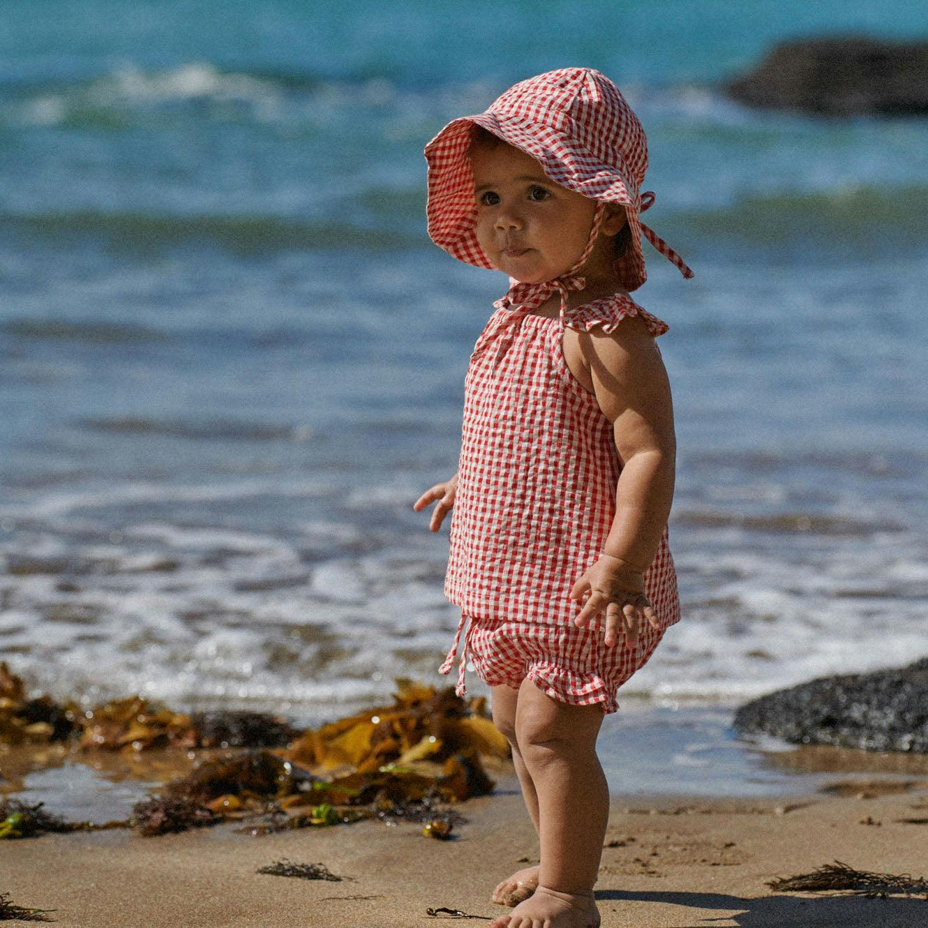 Petal Set Gingham