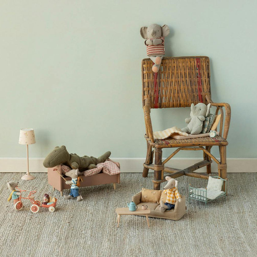 Safari friends, Crocodile, Small - Olive green