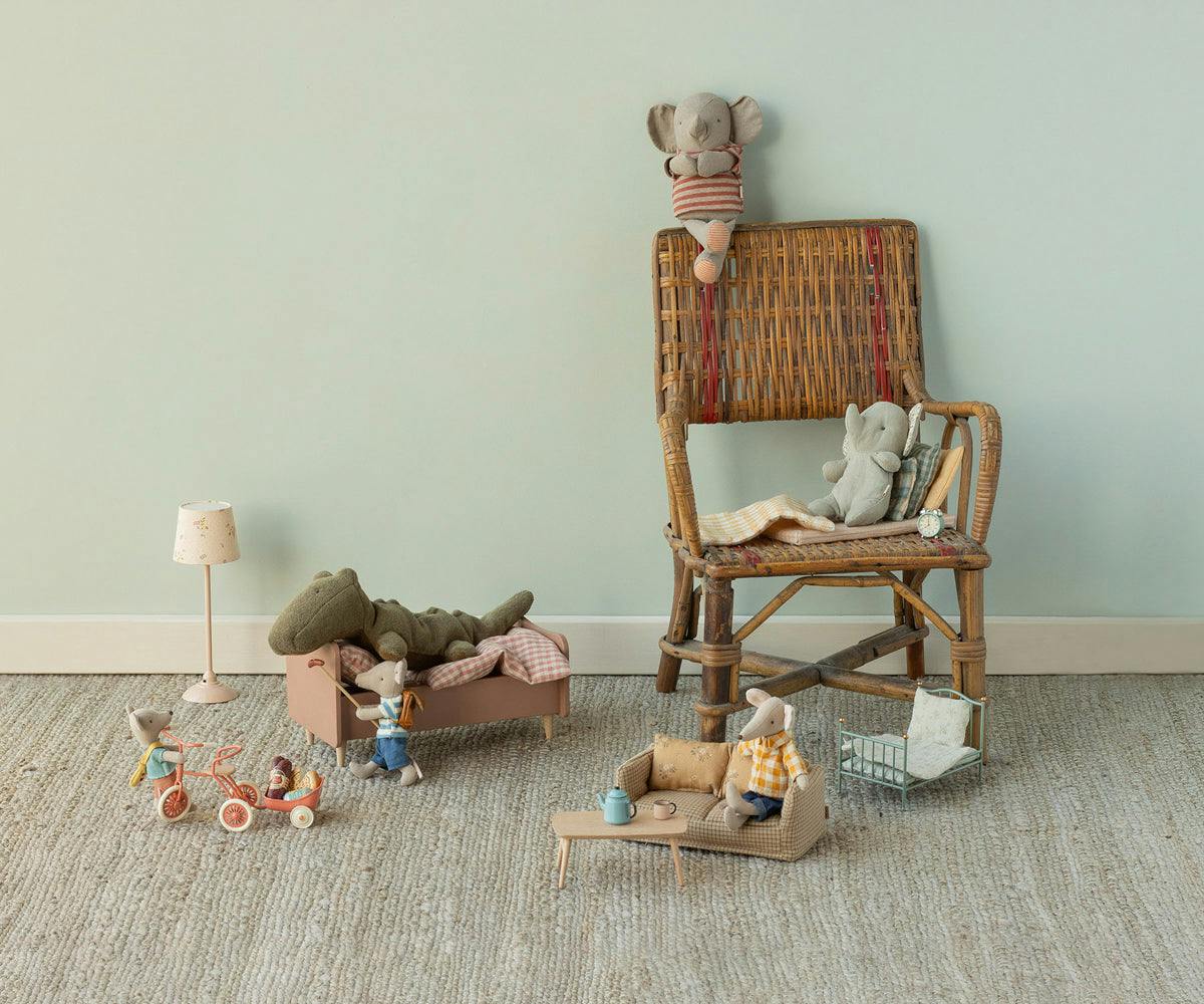 Safari friends, Crocodile, Small - Olive green