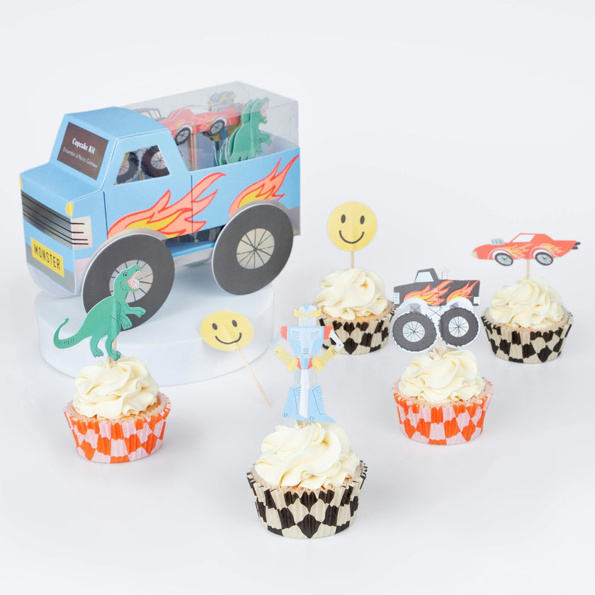 Monster Truck Cupcake Kit