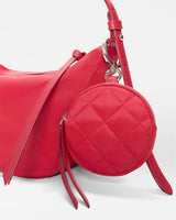 Red Apple Small Waverly Hobo